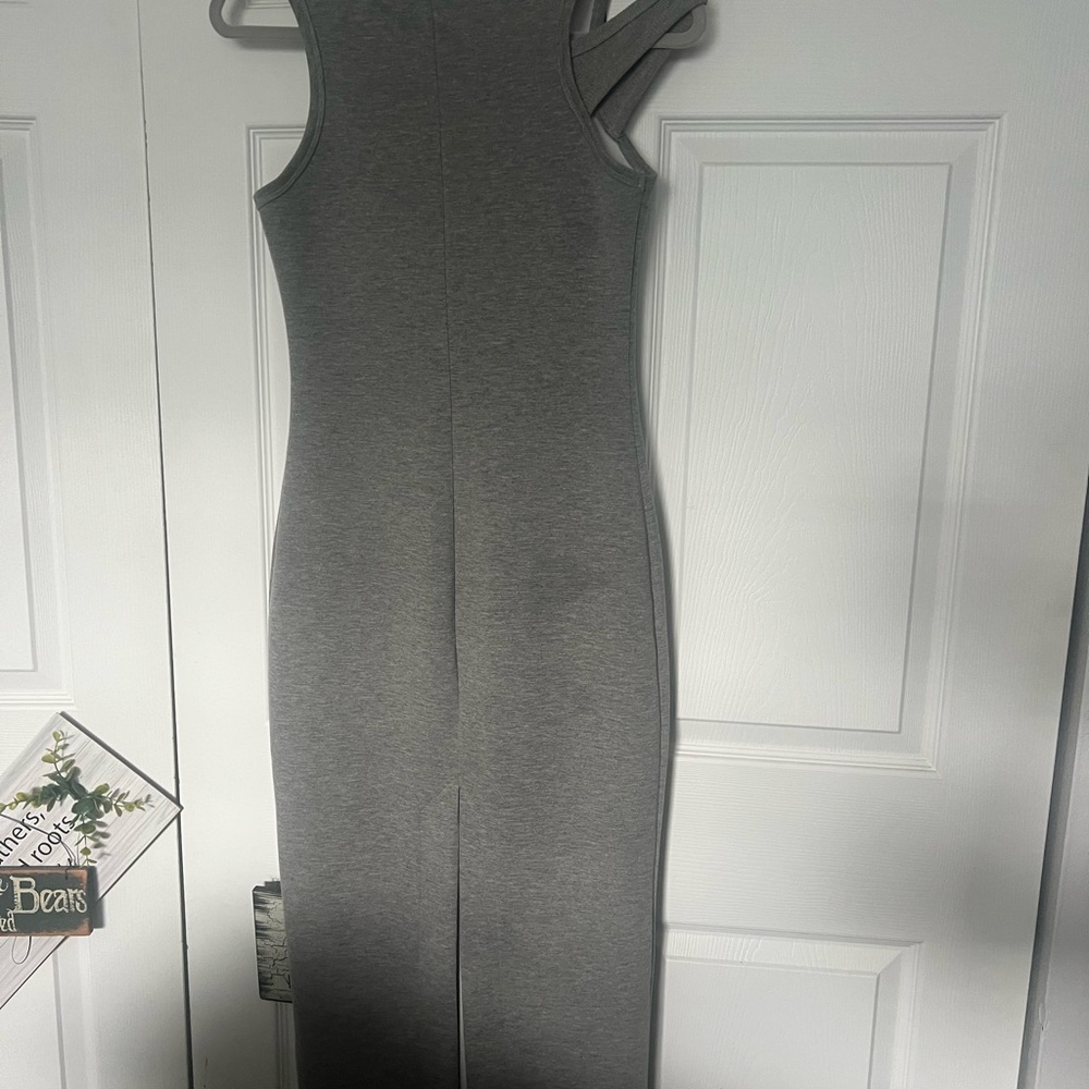 Commense Gray Midi Dress - Picture 7 of 10